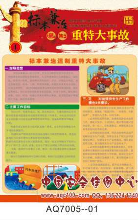 标本兼治-遏制重特大事故发生宣教挂图-AQ7005